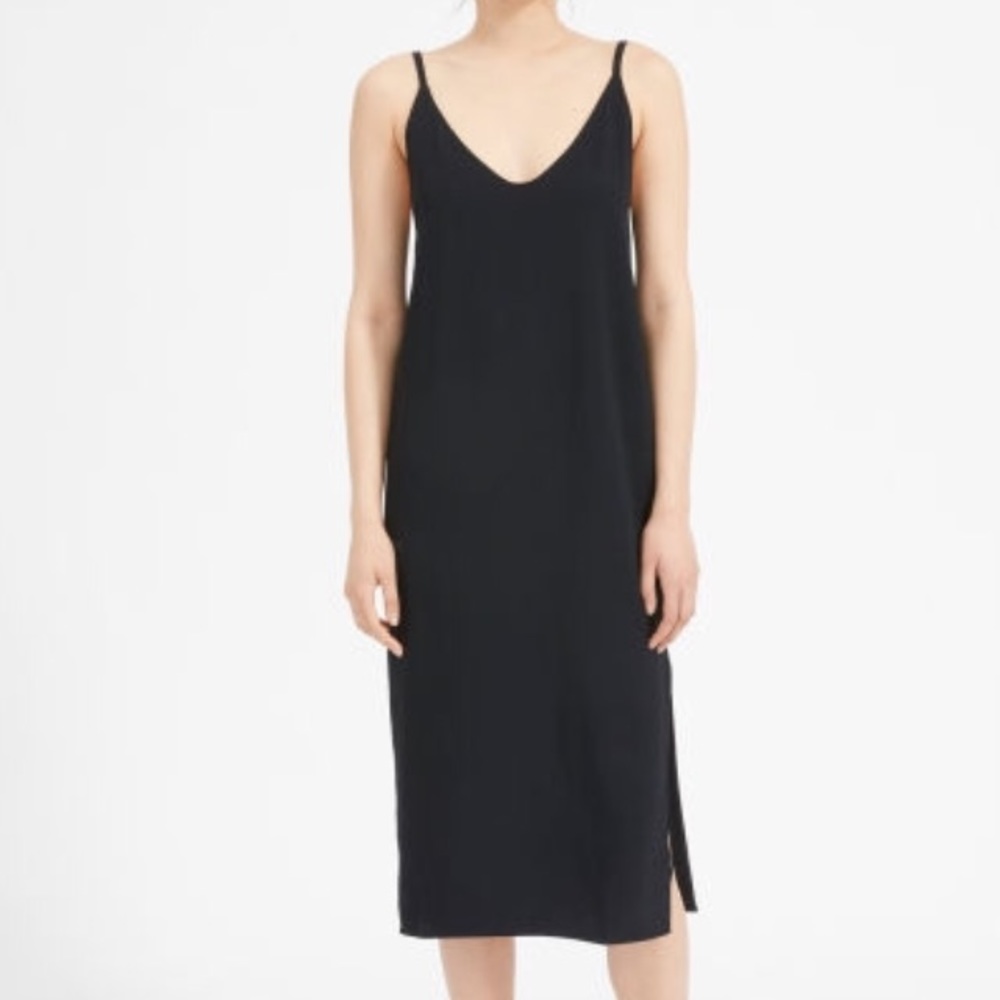 Everlane Japanese GoWeave Long Slip Dress